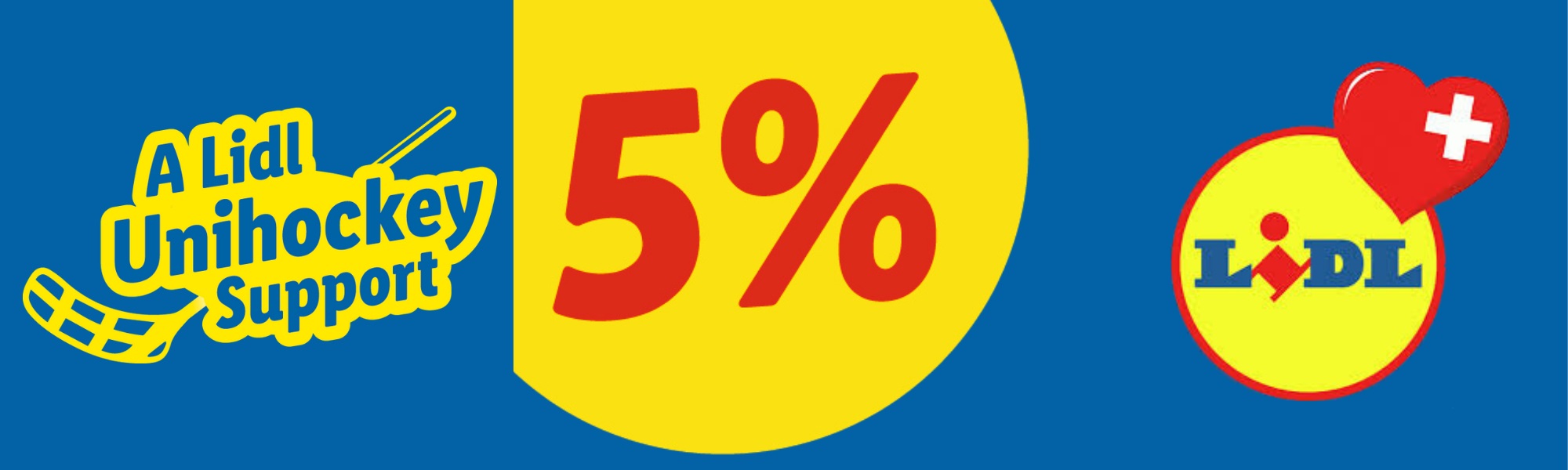 5% Rabatt auf Deinen gesamten Einkauf – A Lidl Unihockey Support